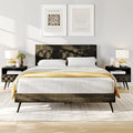 Bme Georgina Signature Mocha Bed Frame, Queen Bed Frame and Headboard by Bme