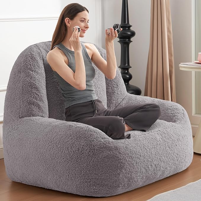 Homguava Bean Bag Chairs for Adults, Giant Beanbag Couch Adult Bean Bag Chair - Image 7