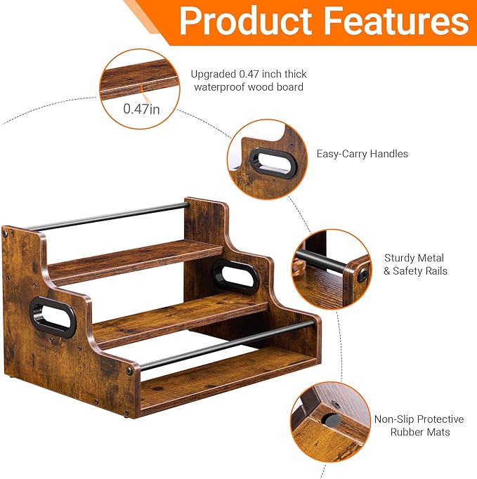 3-Tier Liquor Bottle Display Shelf - Image 5