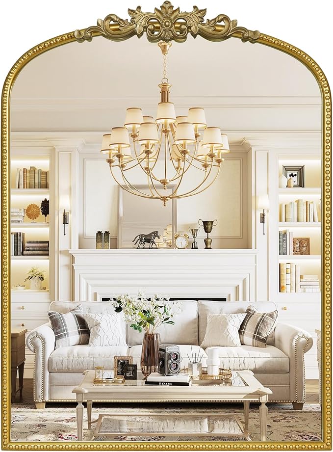 WallBeyond Gold Vintage Mirror by WallBeyond