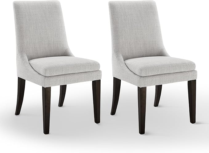 Upholstered Dining Chairs Modern Sidechair Performance Fabric High Back by Kislot