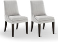 Upholstered Dining Chairs Modern Sidechair Performance Fabric High Back by Kislot