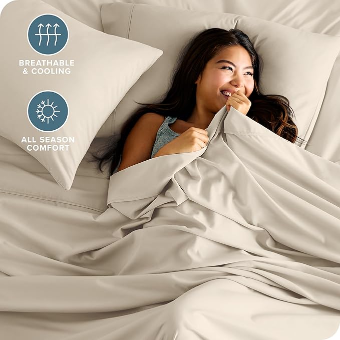 Bare Home Short Queen Sheet Set - Image 3