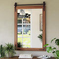 24x36 Inch Farmhouse Mirror for Bathroom, Rectangle Wall Decorative Mirrors for by Mestikits