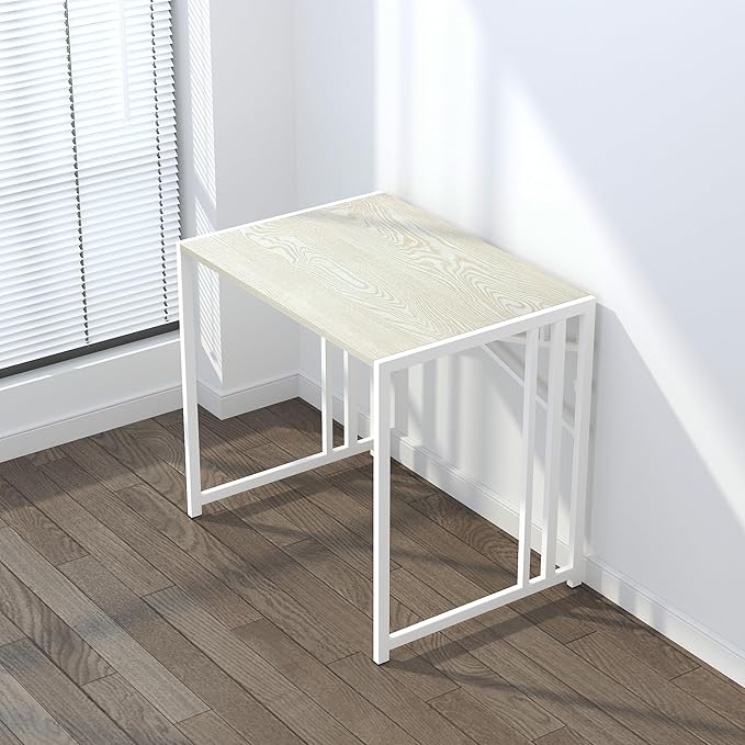 32 inch Small Folding Desk, Writing Gaming Computer Camping Desk - Image 7