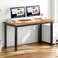 DlandHome Large Computer Desk, Composite Wood Board, Decent and Steady Home by DlandHome