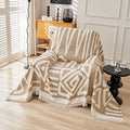 STACYPIK Reversible Khaki Beige Couch Cover Boho Couch Cover by STACYPIK