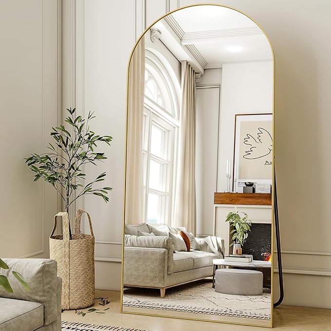 78"x38" Arched Full Length Mirror - Image 7