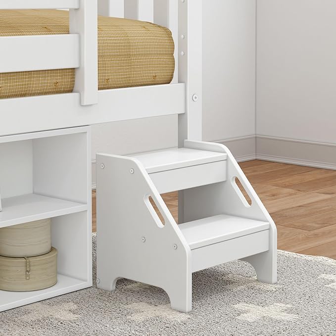 Max & Lily Soren Ultra Low Loft Bed, Twin Bed Frame - Image 7