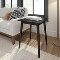 Plank+Beam Mid Century Modern Square Side Table, Couch Side Table, Small End by PlankBeam