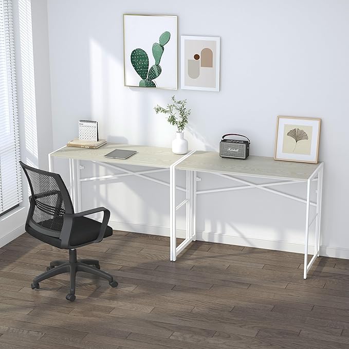 40 inch Folding Desk, Writing Gaming Computer Camping Desk, No Assembly - Image 6