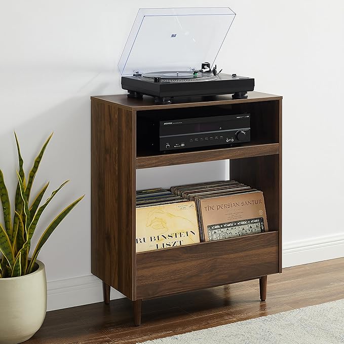 Crosley Furniture Liam Turntable Record Player Stand - Image 2