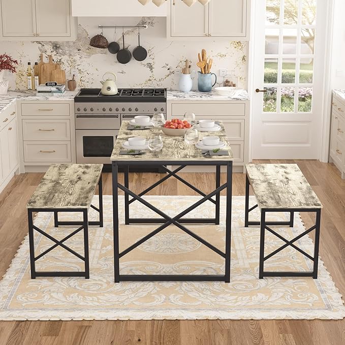 VECELO Kitchen Dining Table Set - Image 3