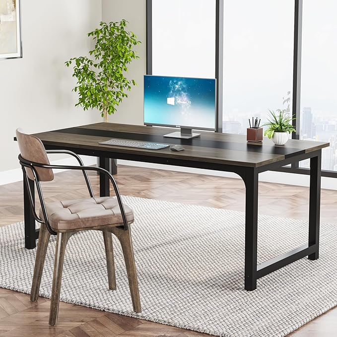 Tribesigns Modern Computer Desk, 63 x 31.5 inch Large Office Desk Computer - Image 2