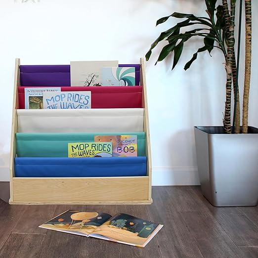 Factory Direct Partners 13745-140 Birch SoftScape Sling Book Display, 4-Shelf - Image 2