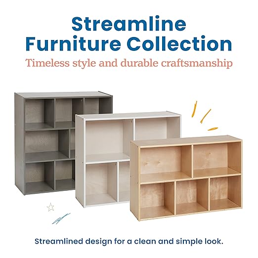 ECR4Kids Streamline 8-Compartment Storage Cabinet, Classroom Furniture - Image 10