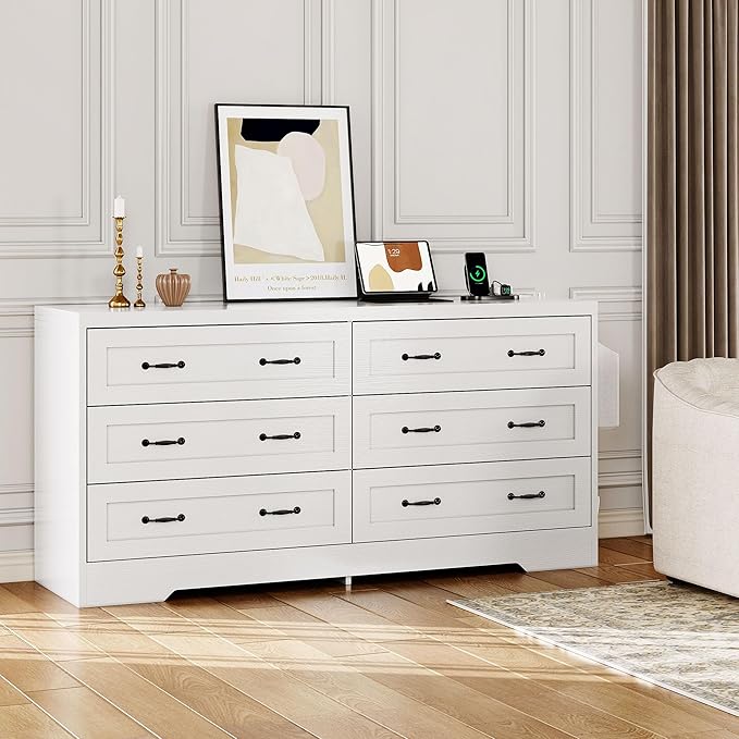 YITAHOME White Drawers TV Stand - Image 6