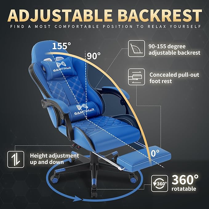 Gaming Chair, 400 lbs Adult Chair, High Back Computer Chair - Image 6