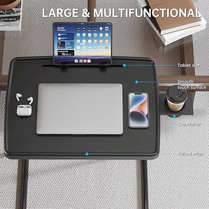 X TV Tray Table, Allpop Large TV Dinner Tray - Image 2