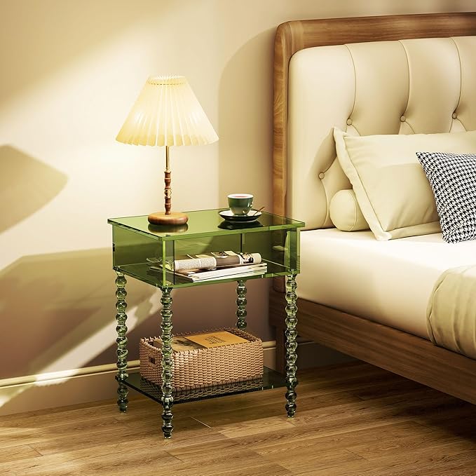 Acrylic Side Table, Nightstand for Living Room - Image 6