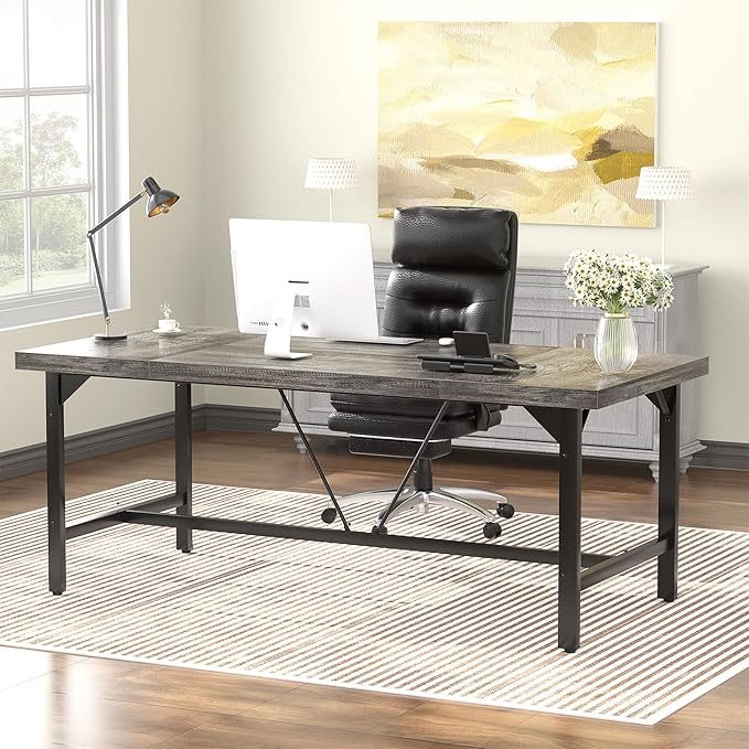 Unikito Large Computer Desk, 63x31.5 Inch Large Office Desks, Premium Sturdy 2 by Unikito
