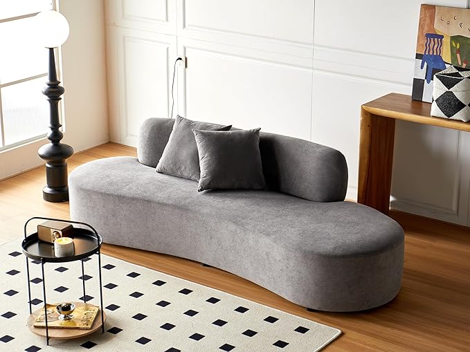 Container Furniture Direct 90" Curved Sofa - Image 2