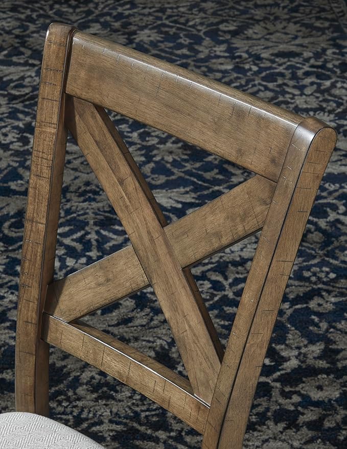 Signature Design by Ashley Moriville Modern Farmhouse 19" Upholstered Dining - Image 12