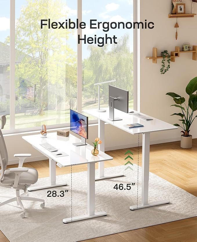 Marsail Glass Standing Desk - Image 6