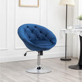 Roundhill Furniture Noas Velvet Upholstered Tufted Back Swivel Accent Chair by RoundhillFurniture