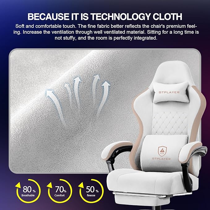 GTPLAYER Gaming Chair, Computer Office Chair - Image 7