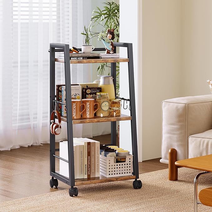 3 Tier Kitchen Storage Cart - Image 4