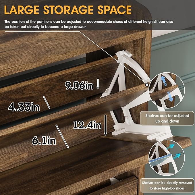 Maupvit Shoe Storage Cabinet - Image 6