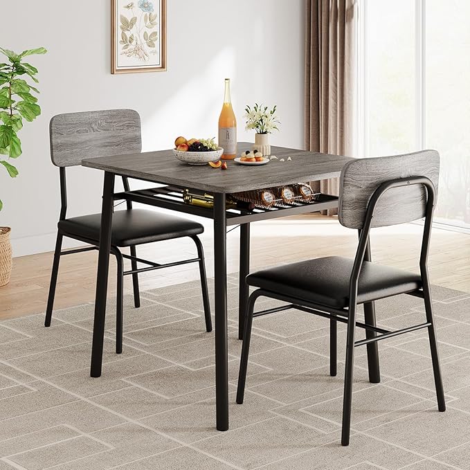 GAOMON 3-Piece Dining Table Set - Image 2