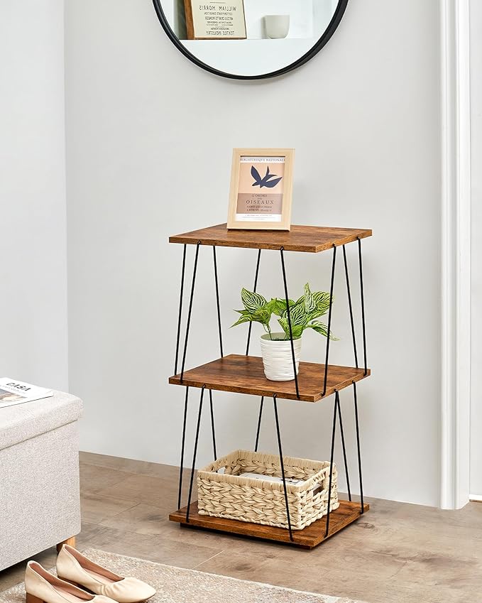 Tall End Table, Small Side Table, 29 inch High Entryway Table, Bedside Table - Image 2