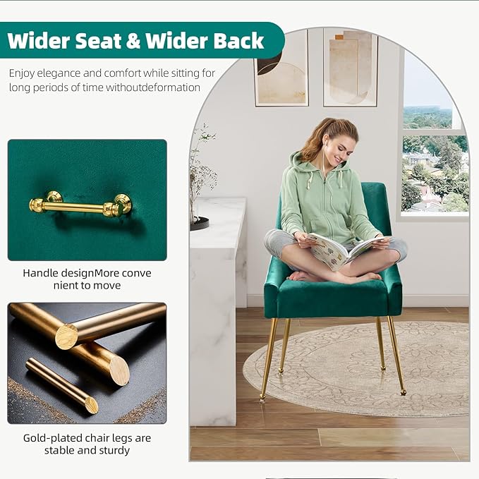Velvet Dining Chairs, Furniture Collection Modern Contemporary Upholstered - Image 6
