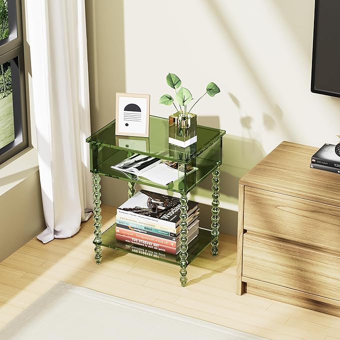 Acrylic Side Table, Nightstand for Living Room - Image 7
