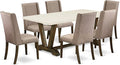 East West Furniture V727FL716-7 7 Piece Dining Room Table Set Consist of a by EastWestFurniture