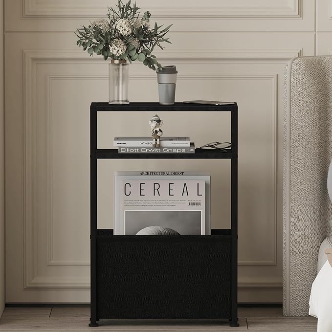 Black Side Table, Slim Side Table - Image 5