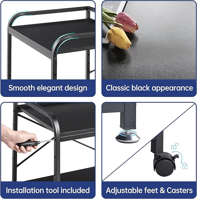 2 Tier Under Desk Printer Stand - Image 9