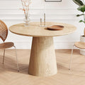 Round Dining Room Table for 4, for Kitchen, Living Room, Small Spaces, by Gaderth
