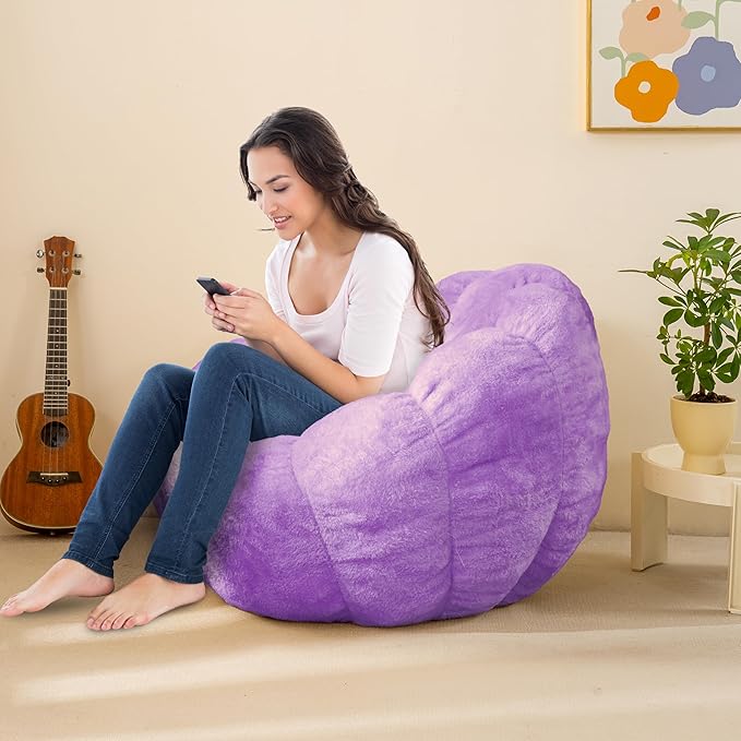 Pumpkin Bean Bag Sofa Chair, Bean Bag Chair - Image 7