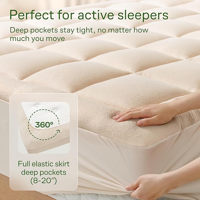 Ultra Soft Twin XL Size Mattress Topper - Image 5