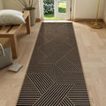 Lahome Modern Geometric Runner Rug, 2x8 Washable Rug Runners by Lahome
