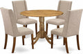 East West Furniture DLFL5-ANA-04 5 Piece Dining Room Furniture Set Includes a by EastWestFurniture
