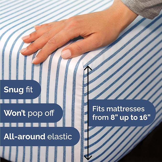 King Size 4 Piece Sheet Set - Image 3