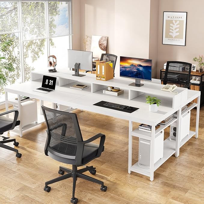 Tribesigns Two Person Desk - Image 6