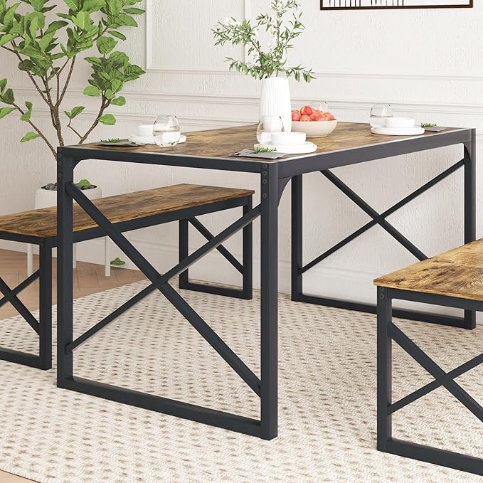 VECELO Kitchen Dining Table Set - Image 4