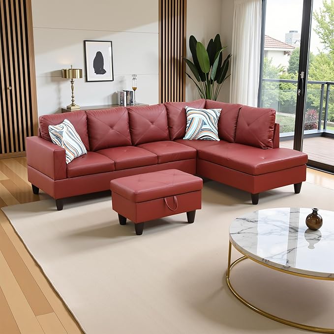 97" Oversized Sectional Couch, L Shaped Couch by LynginsCreativeLife