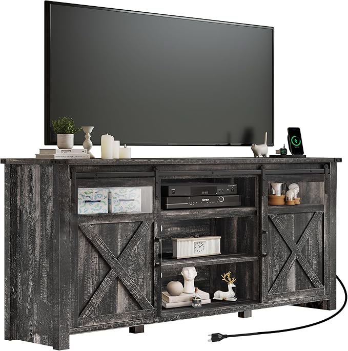 YITAHOME Farmhouse TV Stands for 75 Inch TV - Image 8