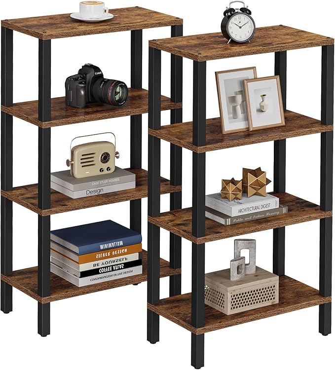 TUTOTAK Small Side Table, Narrow End Table, Skinny Sofa Table, Slim Nightstand by WelcometotheTUTOTAKHome
